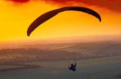 Paragliding in India