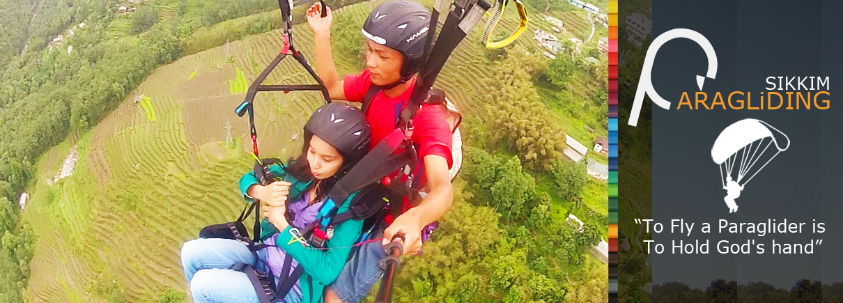 Paragliding in Sikkim, India