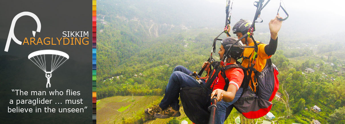 Paraglidiing in Sikkim